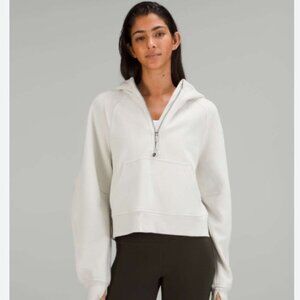 Lululemon Scuba Oversized Half-Zip Hoodie | Bone | XS/S